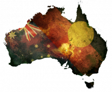 The Aboriginal and the Australian flags