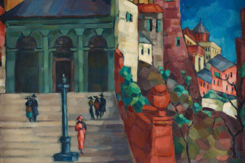 Konrad Mägi’s “Rome”, Photo by Bukowskis Konrad Mägi’s “Rome”